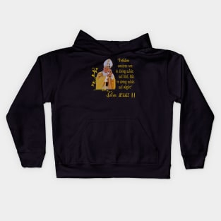 St Pope John Paul ll Catholic T-Shirt Saint T-Shirt Kids Hoodie